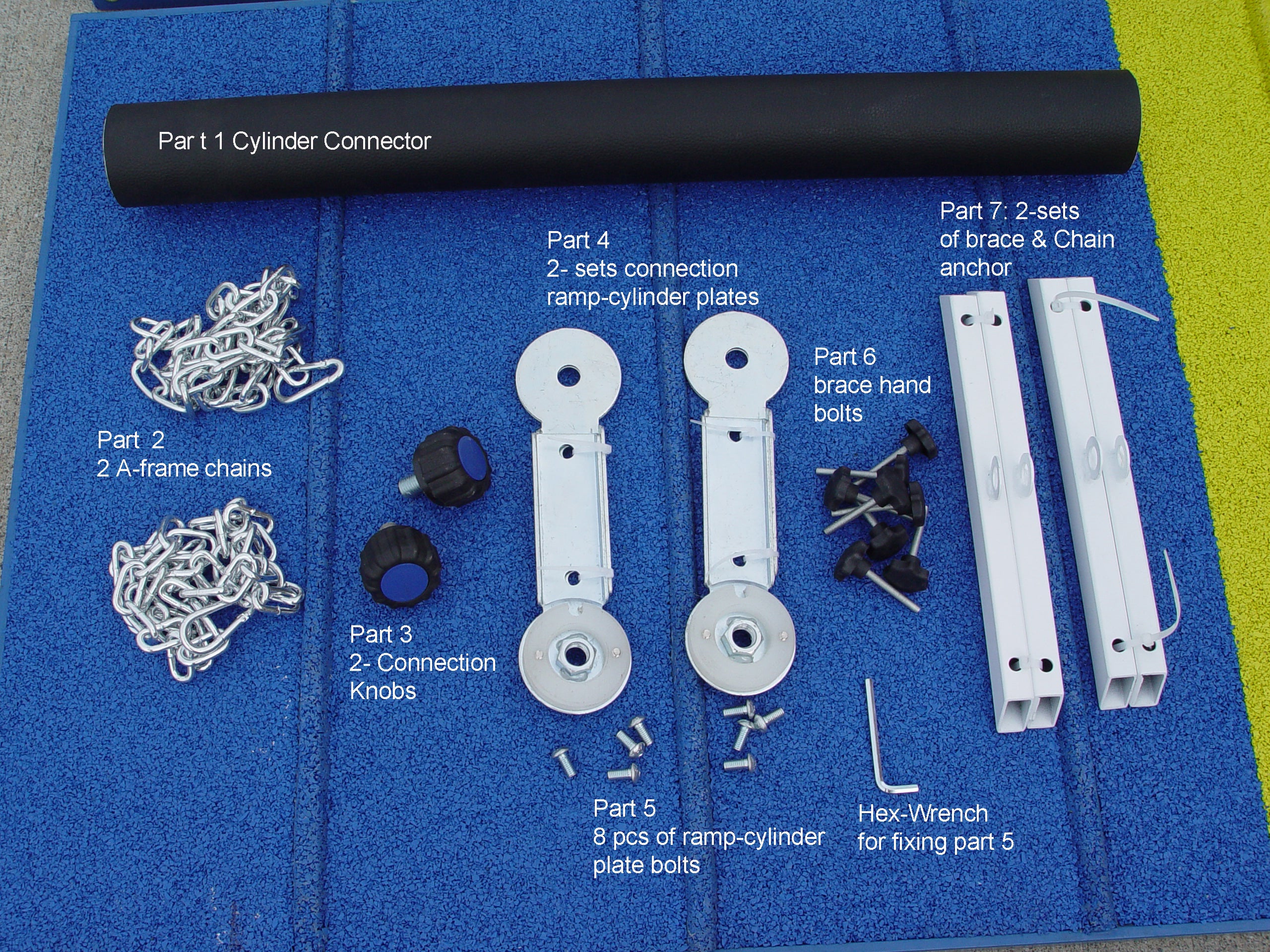 *5’ Dog Agility A-Frame, Rubber Top ( New Color & New Arrival) - Dog Agility USA