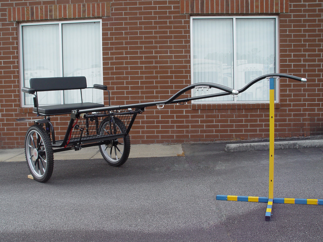 * Two-Wheel Carriage (Horse Cart) with Hydraulic brakes for Horses, Ponies, and Other Large Equines - Dog Agility USA