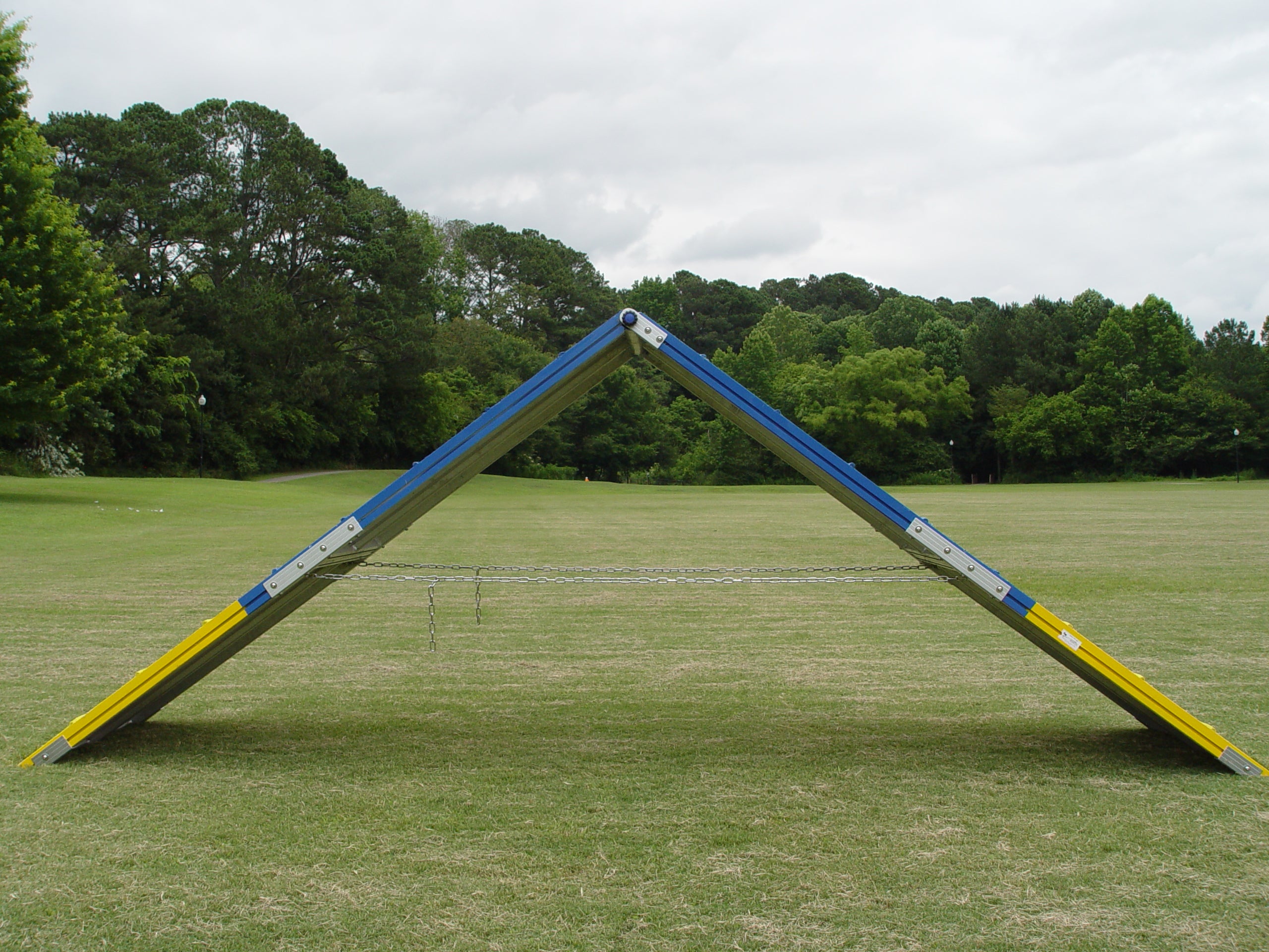 *9’ Dog Agility A-Frame, Commercial Grade, non-rust, Rubber Top - Dog Agility USA