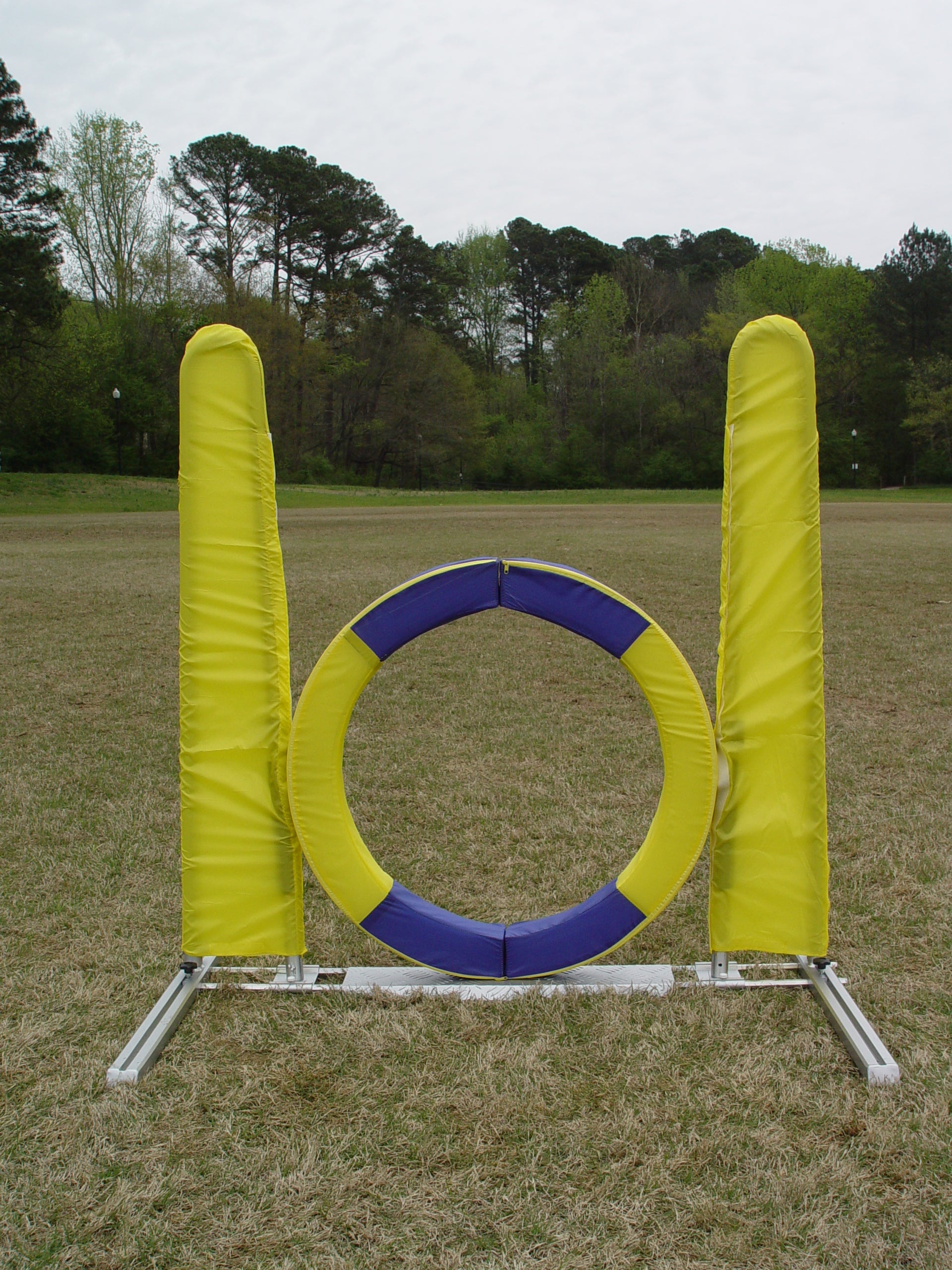 *Self-Reset Agility Tire Jump with Non-Rust Aluminum Alloy Frame - Dog Agility USA