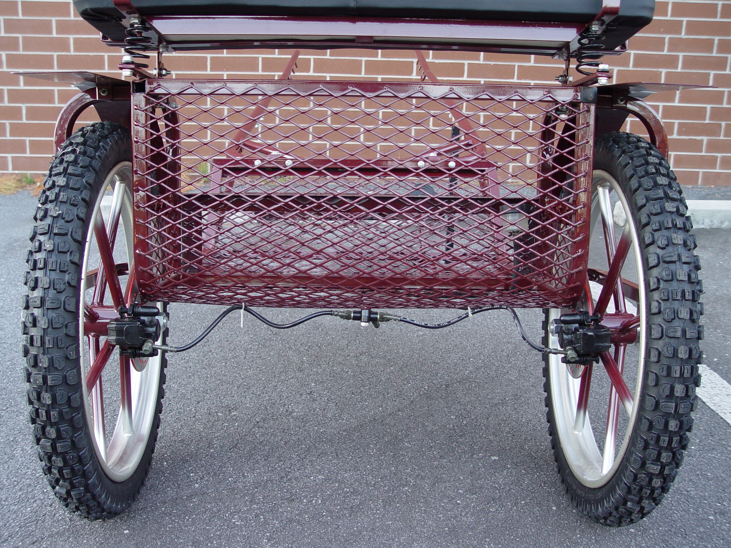 *Two-wheel Mini Carriage (mint-cart) with Hydraulic brakes for small Ponies, Shetlands and the Miniature Horses - Dog Agility USA