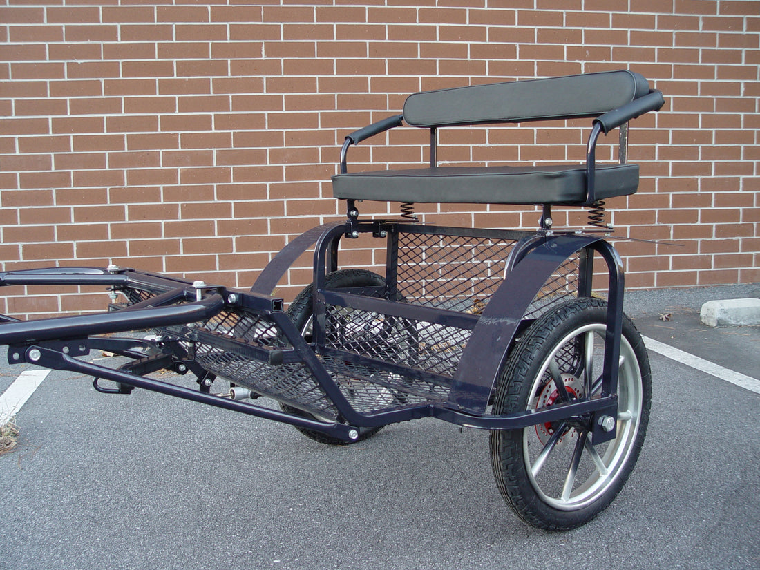 *Two-wheel Mini Carriage (mint-cart) with Hydraulic brakes for small Ponies, Shetlands and the Miniature Horses - Dog Agility USA