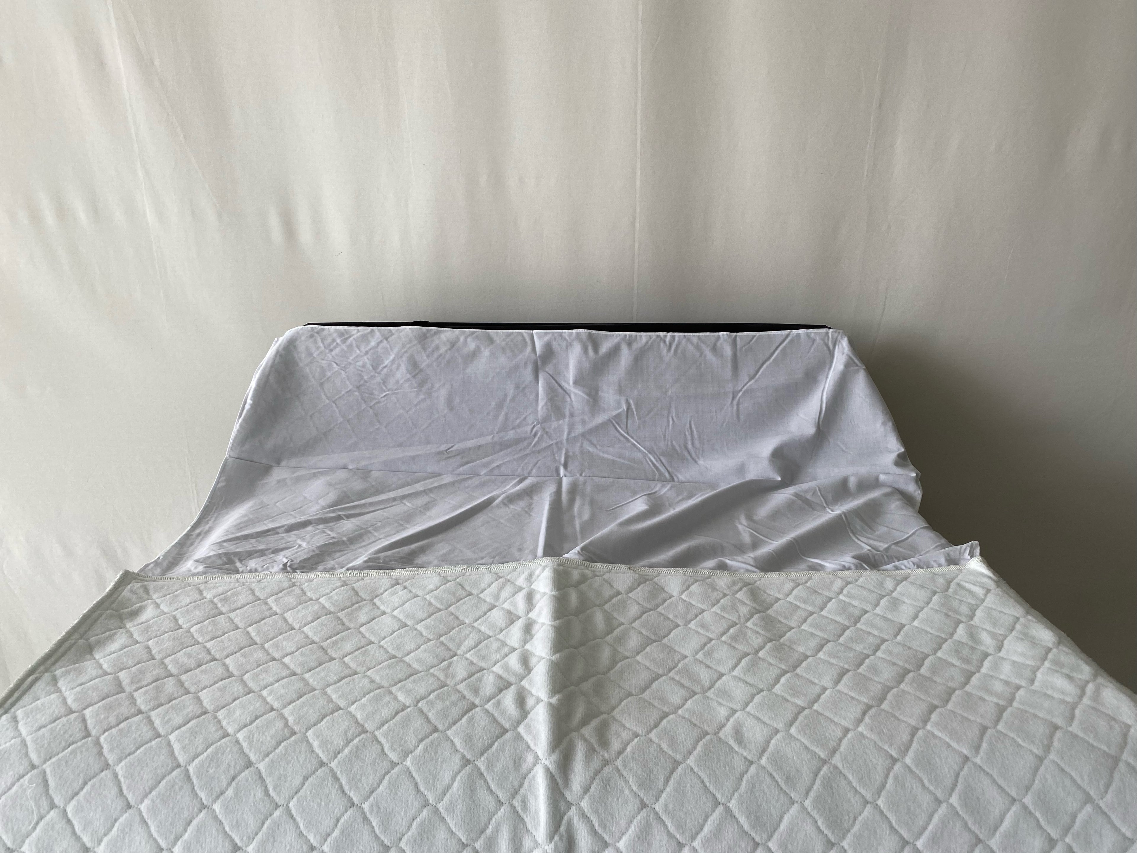 White and Blue 34" X 36" Reusable Training Pad/Elderly Dog pee pad with wings, 2 Pack - Dog Agility USA