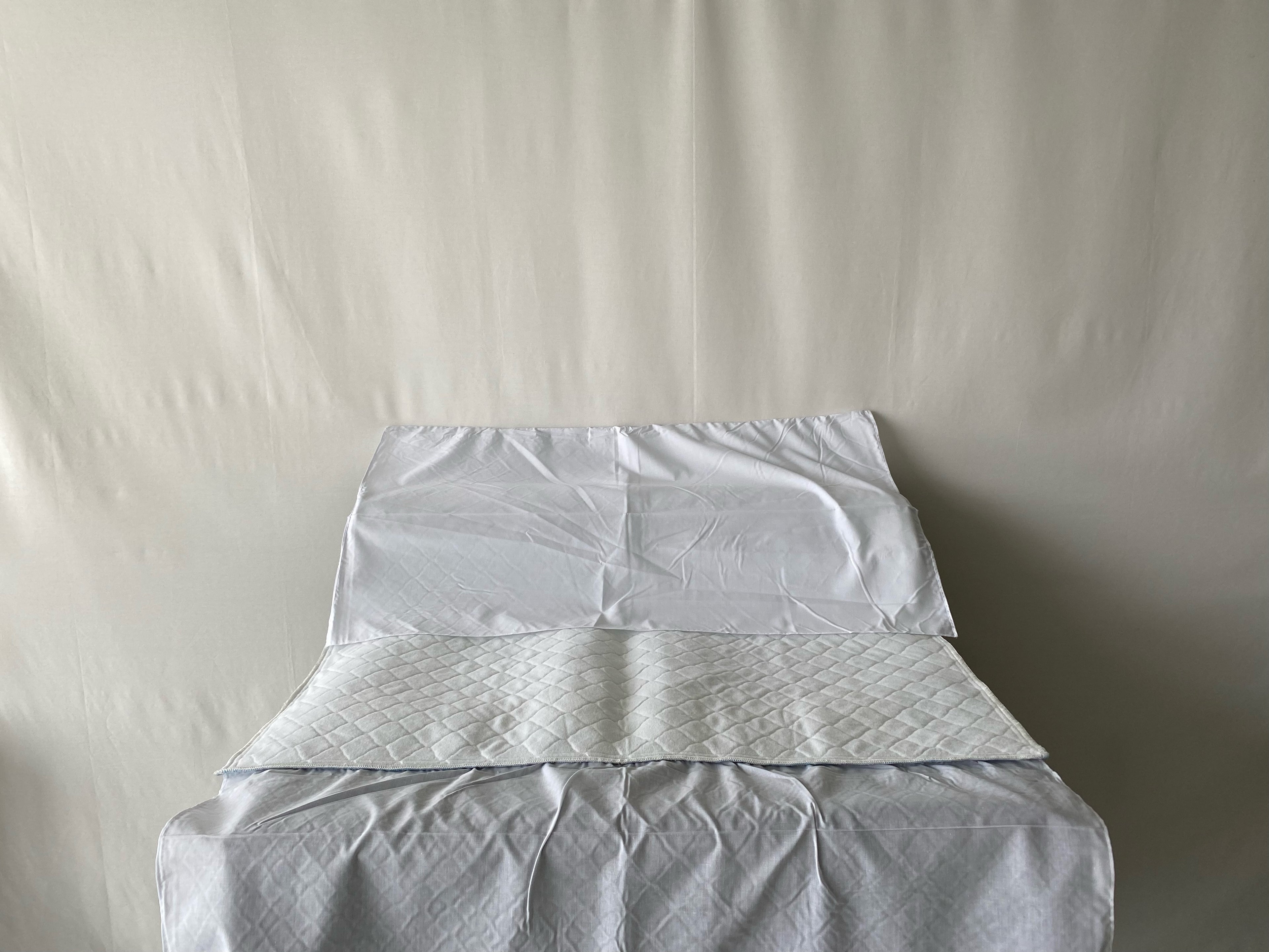 White and Blue 34" X 36" Reusable Training Pad/Elderly Dog pee pad with wings, 2 Pack - Dog Agility USA