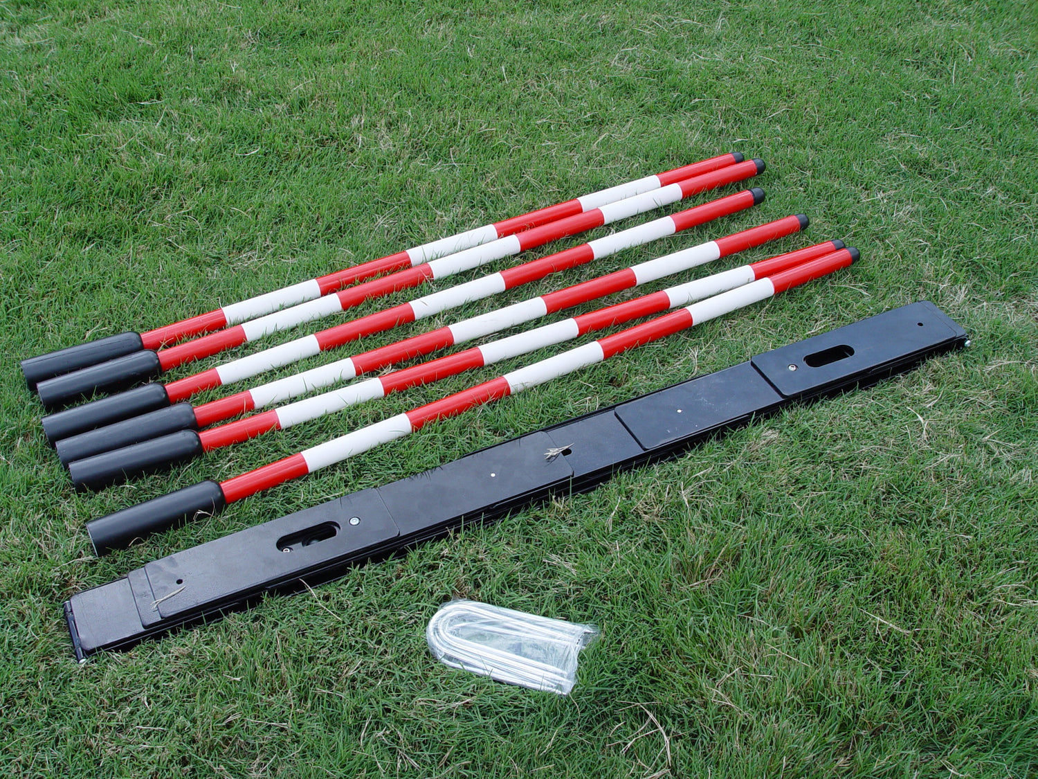 12 Pole Weave Pole Set with a Fixed Pole Space of 24" - Dog Agility USA