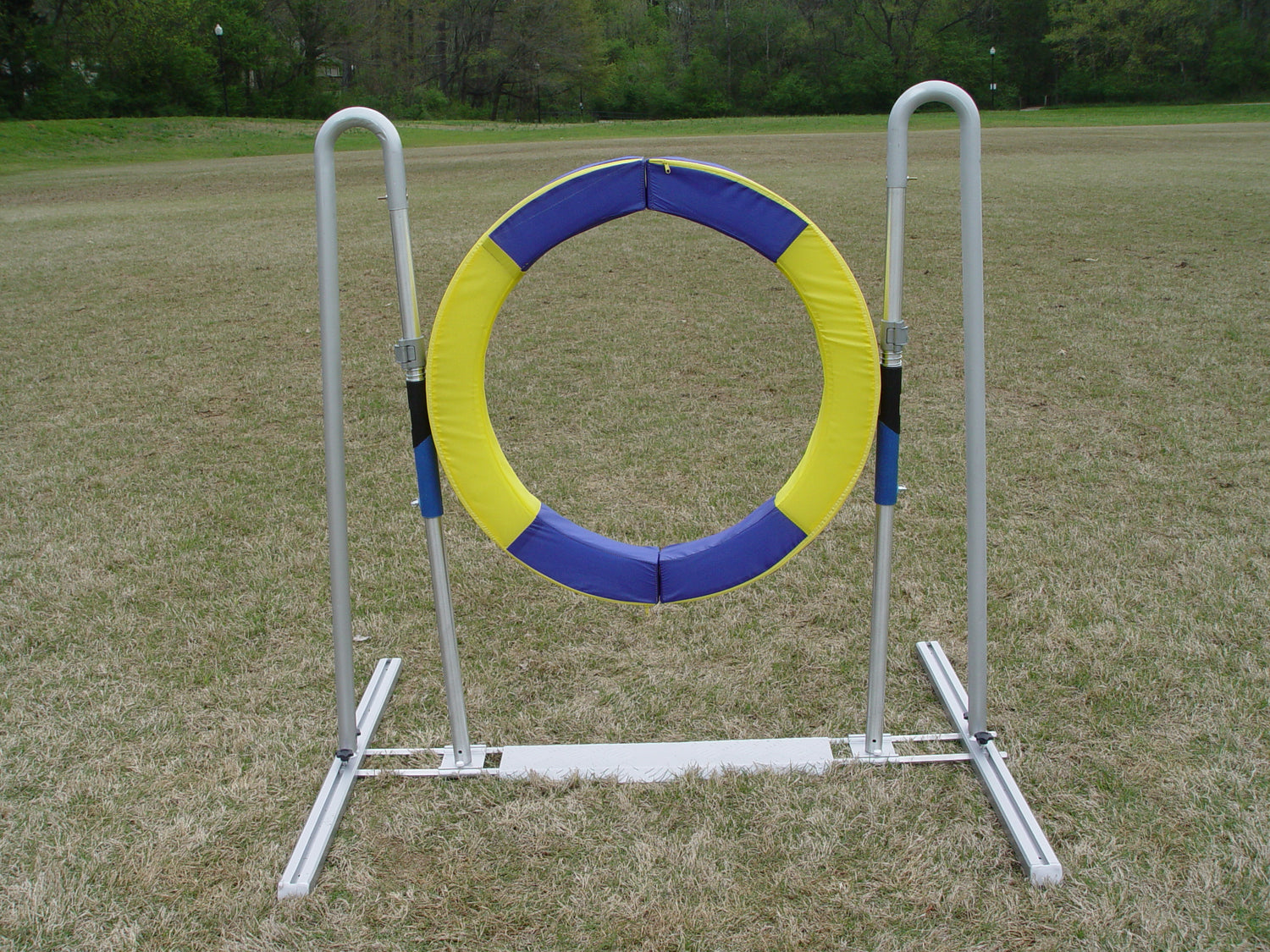 *Self-Reset Agility Tire Jump with Non-Rust Aluminum Alloy Frame - Dog Agility USA