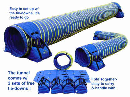 *15’ Heavy Duty Dog Agility Tunnel - Dog Agility USA