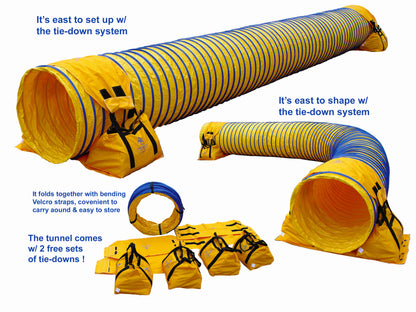 *15’ Heavy Duty Dog Agility Tunnel - Dog Agility USA