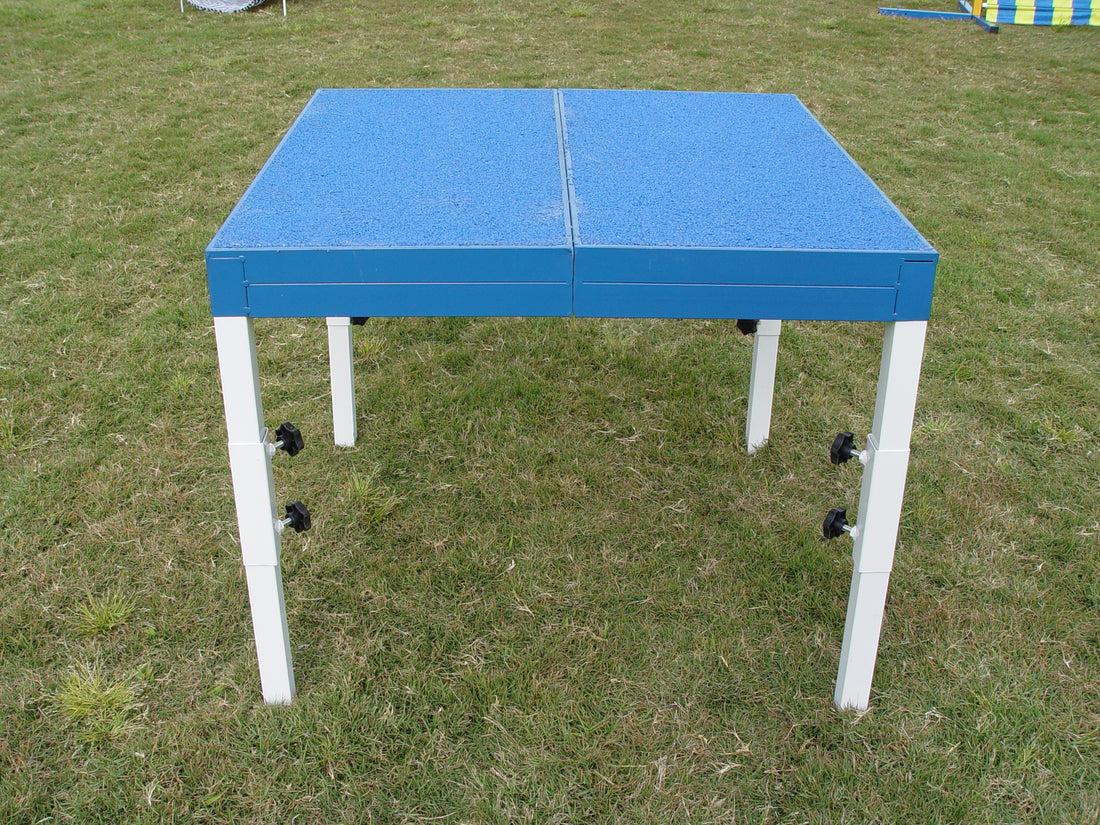 *30&quot; Rubber Top Foldable / Portable Agility Pause Table - Dog Agility USA