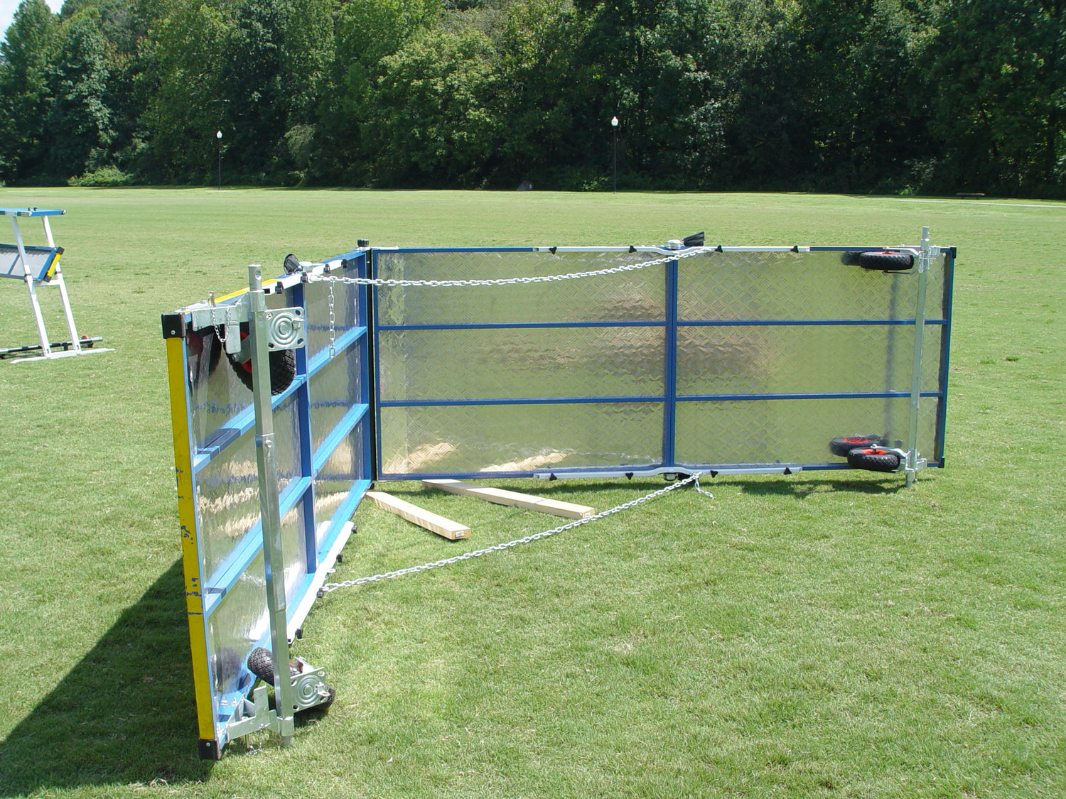 *9’ Dog Agility A-Frame, Rubber Top, On-Wheels Interface - Dog Agility USA