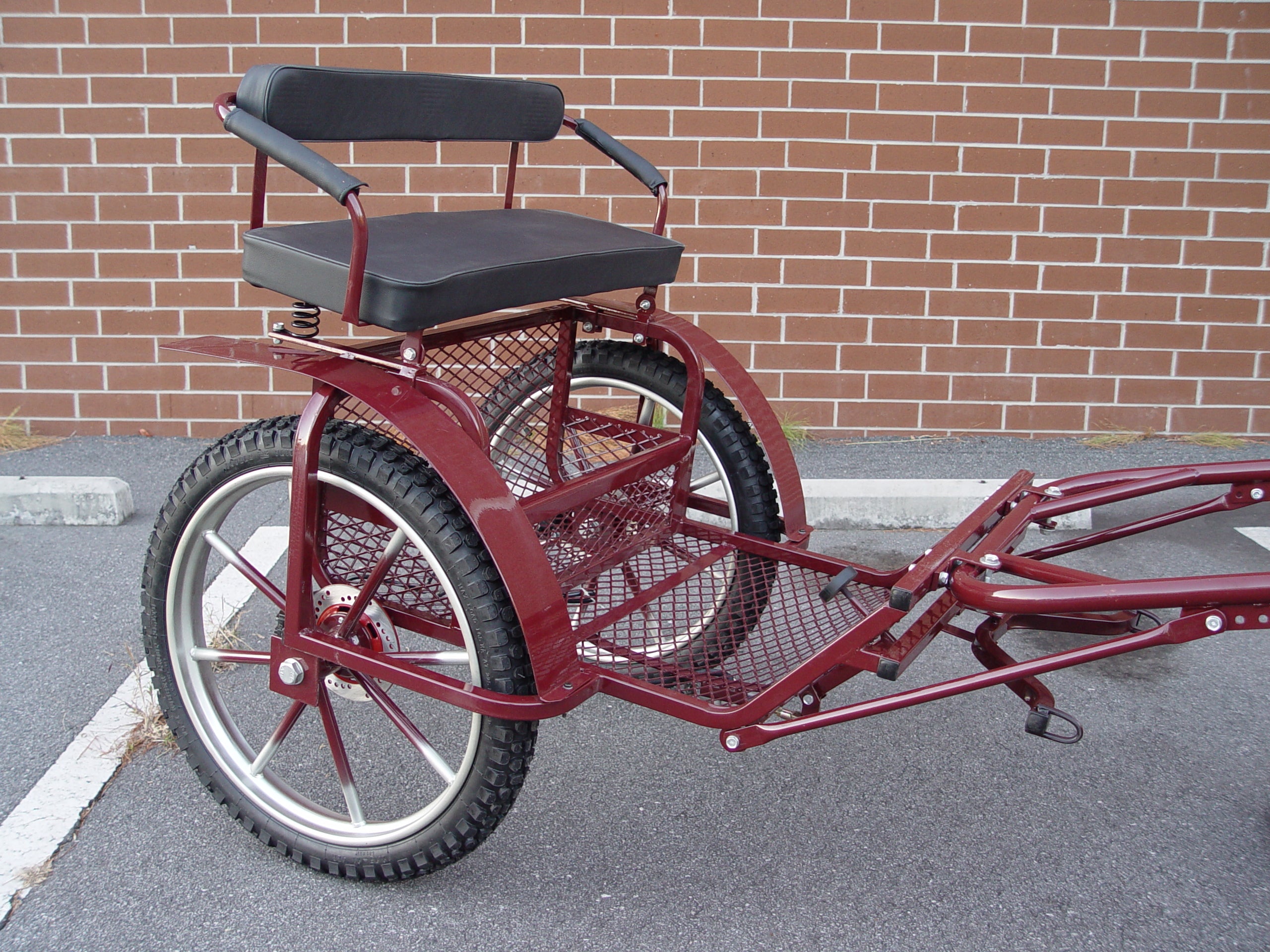 *Two-wheel Mini Carriage (mint-cart) with Hydraulic brakes for  small Ponies, Shetlands and the Miniature Horses - Dog Agility USA