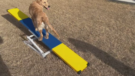 *9’ Dog Agility See-Saw, Rubber Top