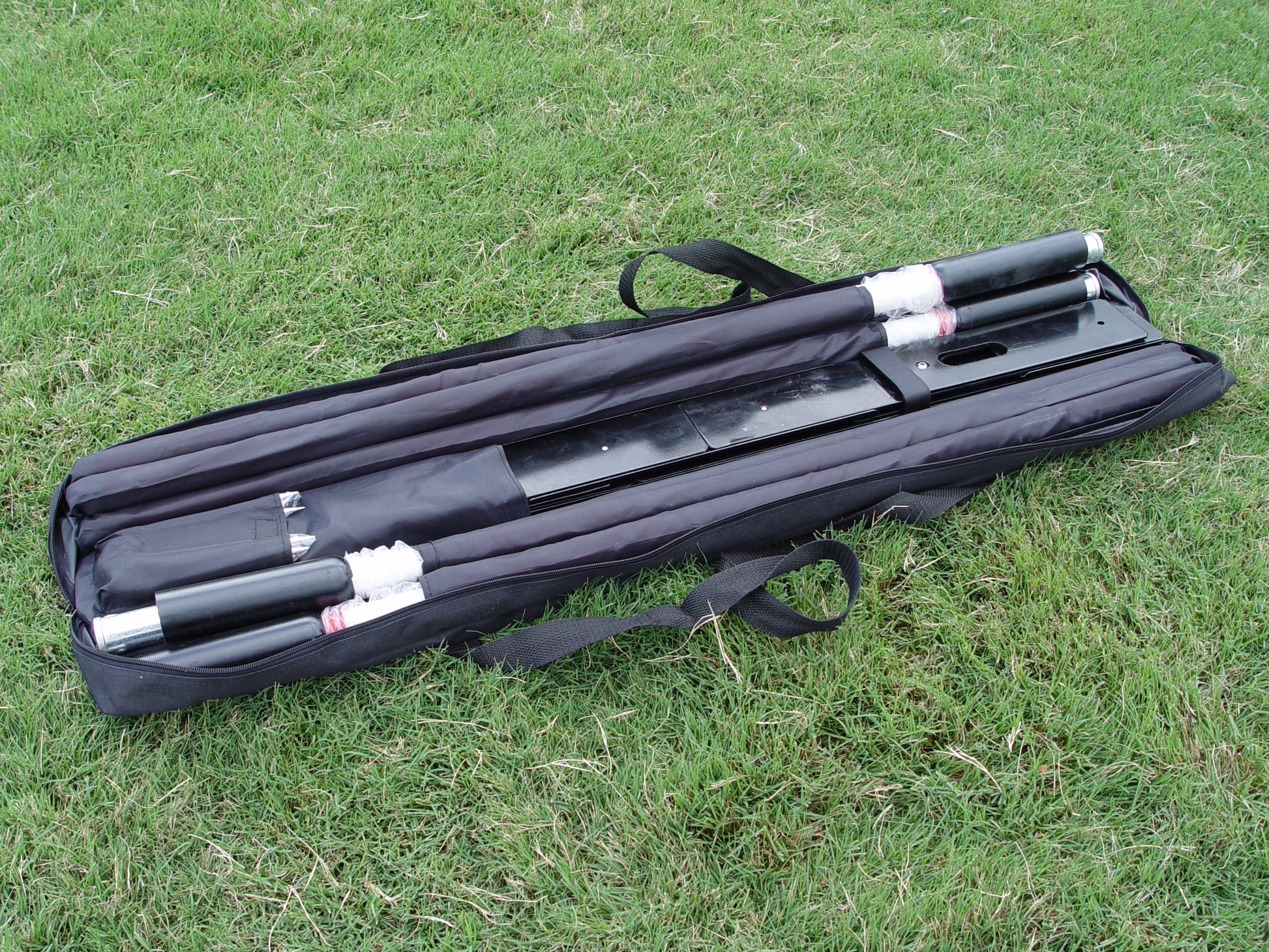 12 Pole Weave Pole Set with a Fixed Pole Space of 24" - Dog Agility USA