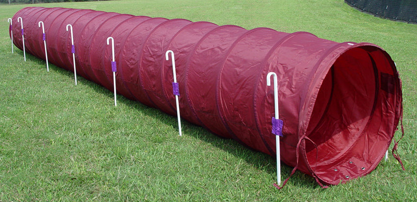 18' Tunnel with Stakes - Dog Agility USA