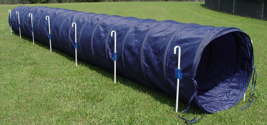 18' Tunnel with Stakes - Dog Agility USA