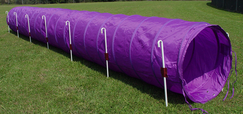 18' Tunnel with Stakes - Dog Agility USA