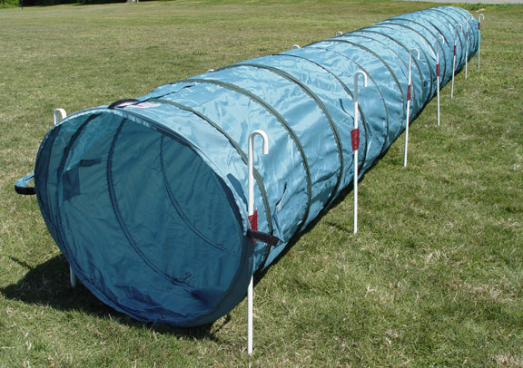 18' Tunnel with Stakes - Dog Agility USA
